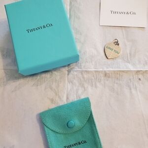 Authentic Tiffany & Co sterling silver heart pendant